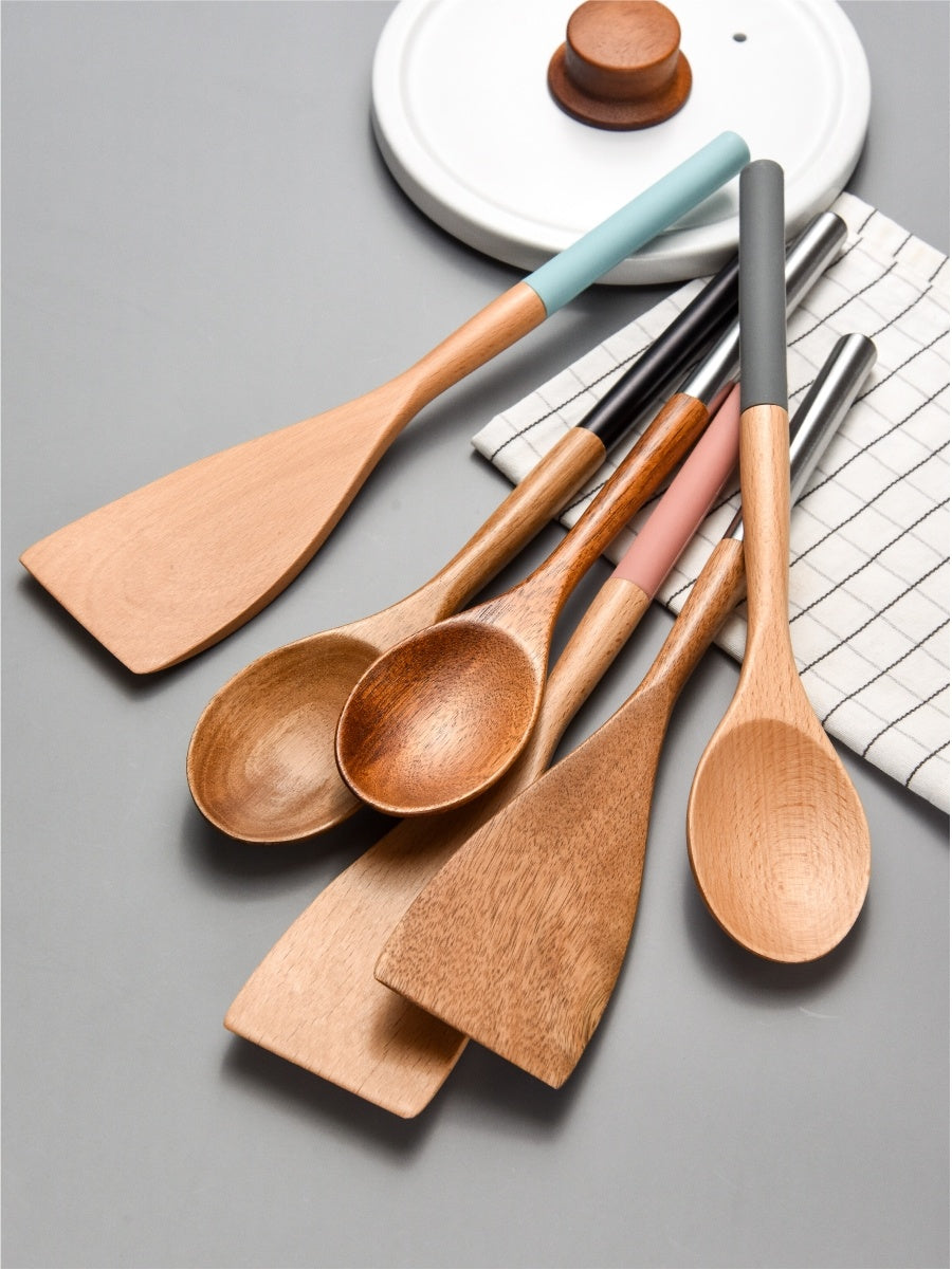 Household wood spatula