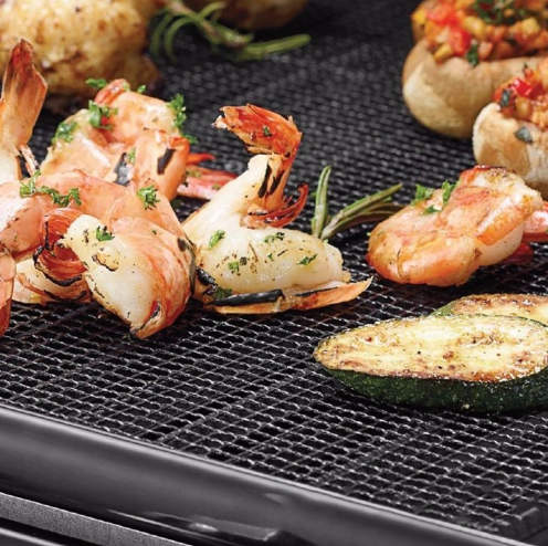 Grill mat non-stick grid