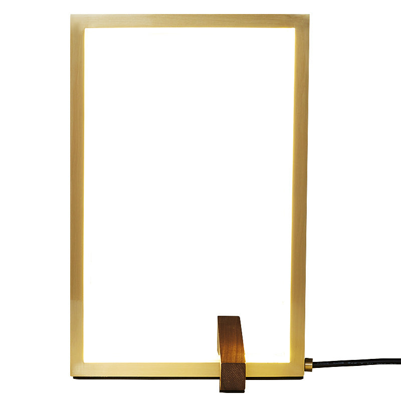 Modern copper lamp