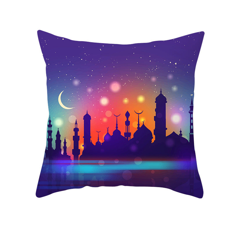 Ramadan Eid Mubarak Pillow Cover