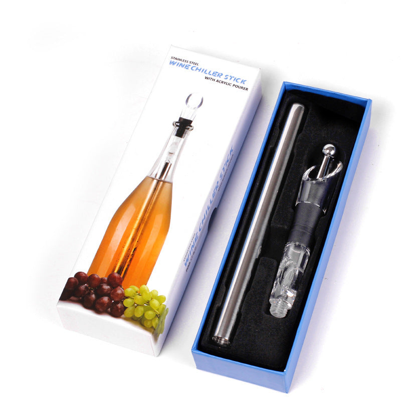 Wine cooling rod