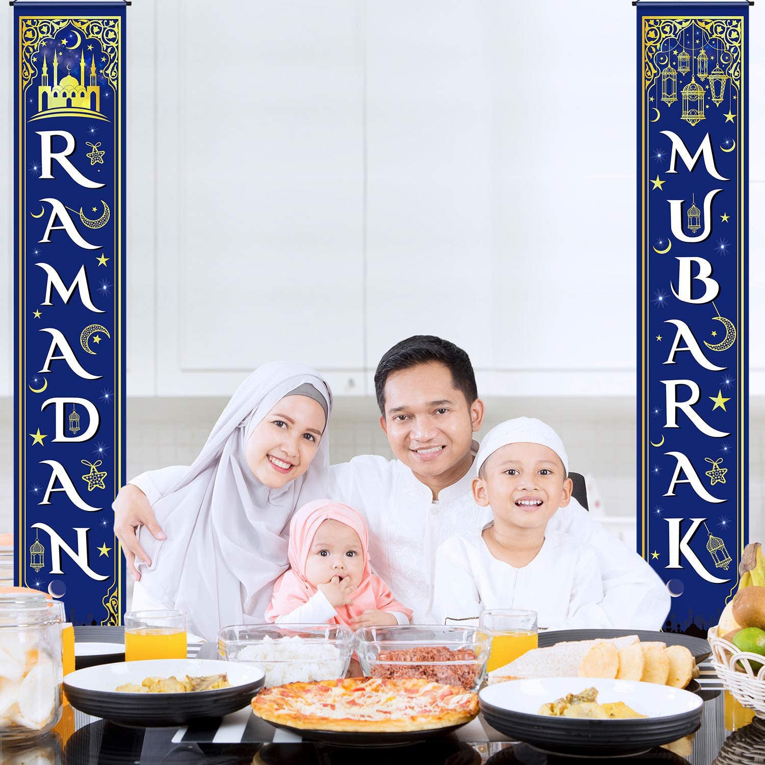 Eid Mubarak decoration banner