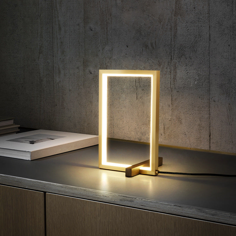 Modern copper lamp