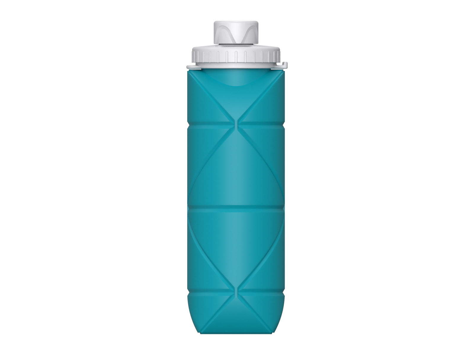 Foldable water bottle for on the go