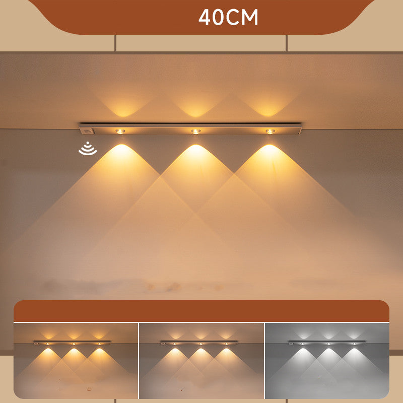 LED wireless and self-adhesive light track 