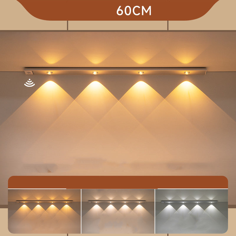 LED wireless and self-adhesive light track 