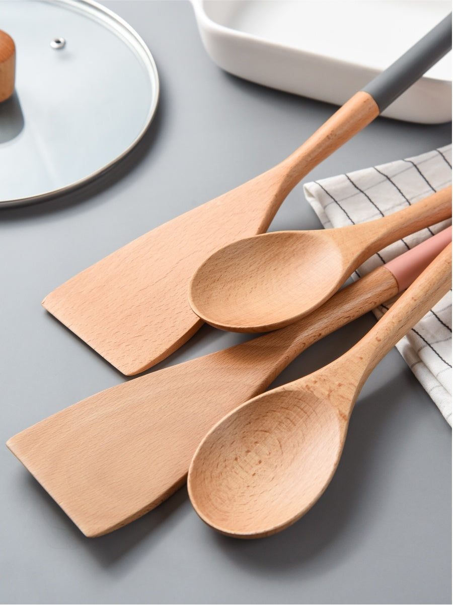 Household wood spatula