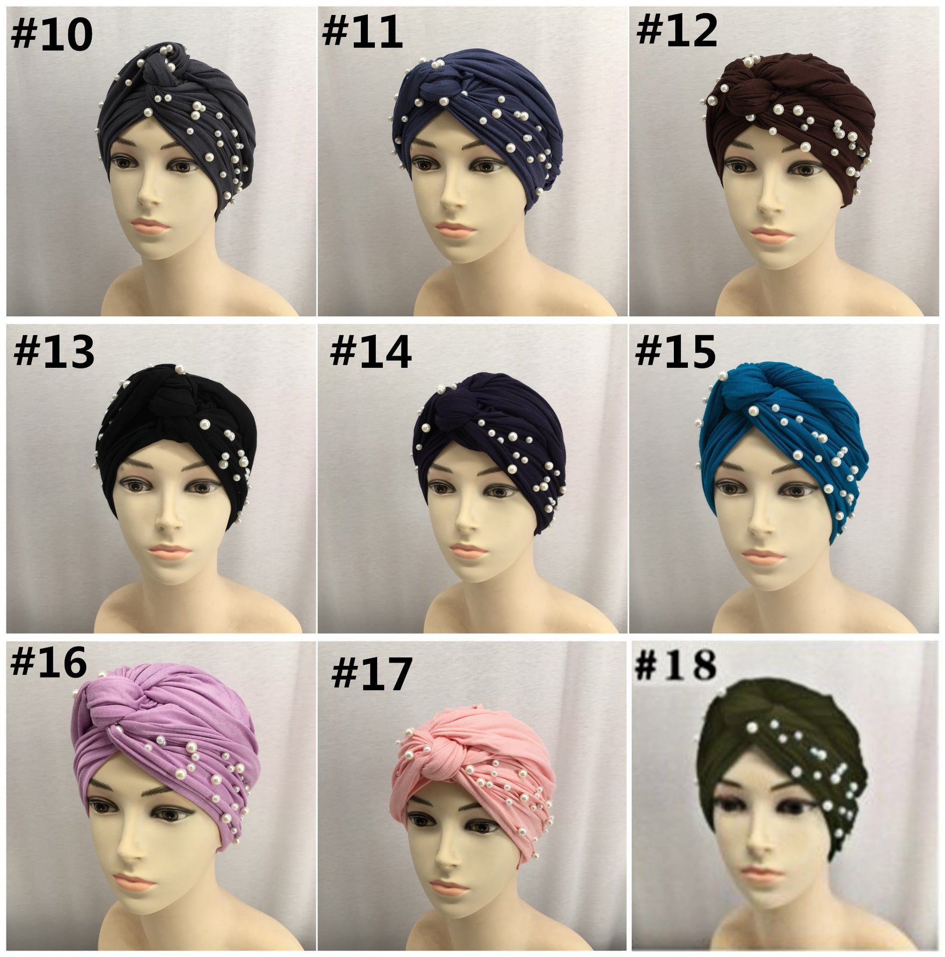 Muslim turban hat cotton jersey turban hat