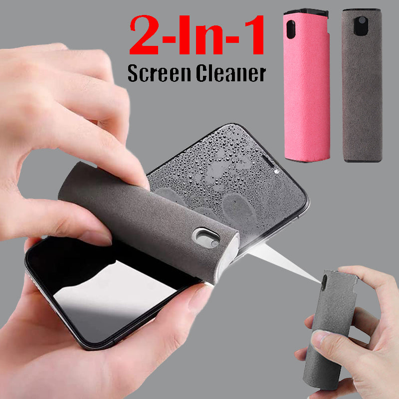 2 in 1 display cleaner for cell phones, tablets and laptops