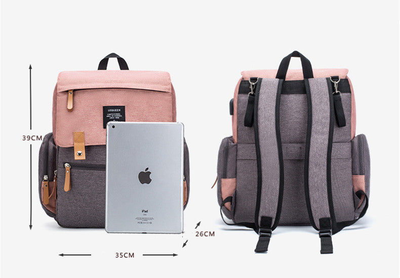 Multifunctional changing backpack