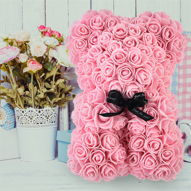 Rose-Teddybär mit ewigen Rose