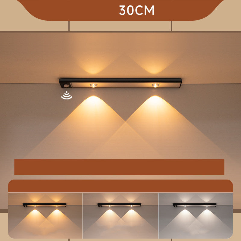 LED wireless and self-adhesive light track 