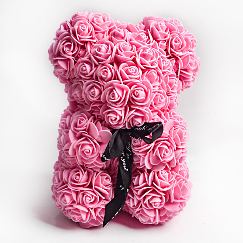 Rose-Teddybär mit ewigen Rose