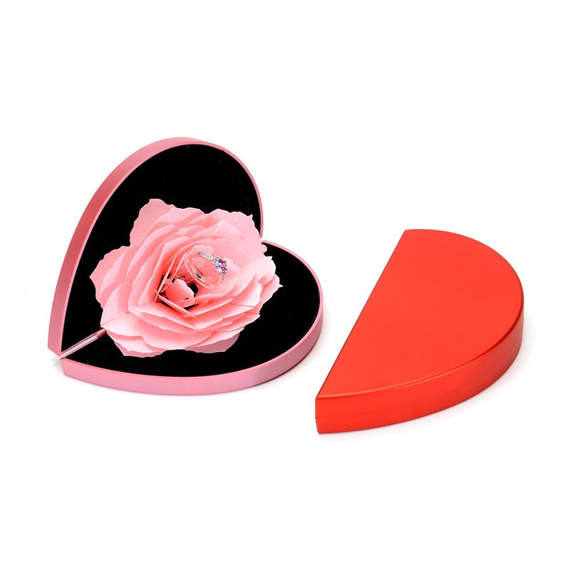 Heart shape ring box