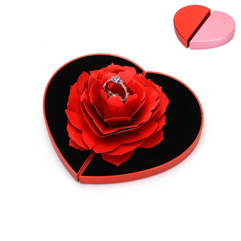 Heart shape ring box