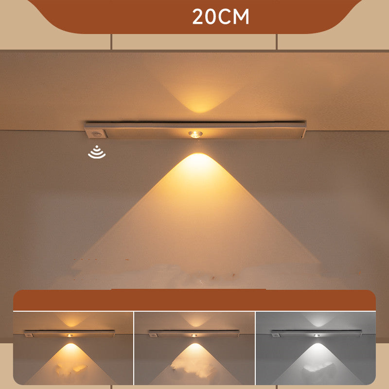 LED wireless and self-adhesive light track 