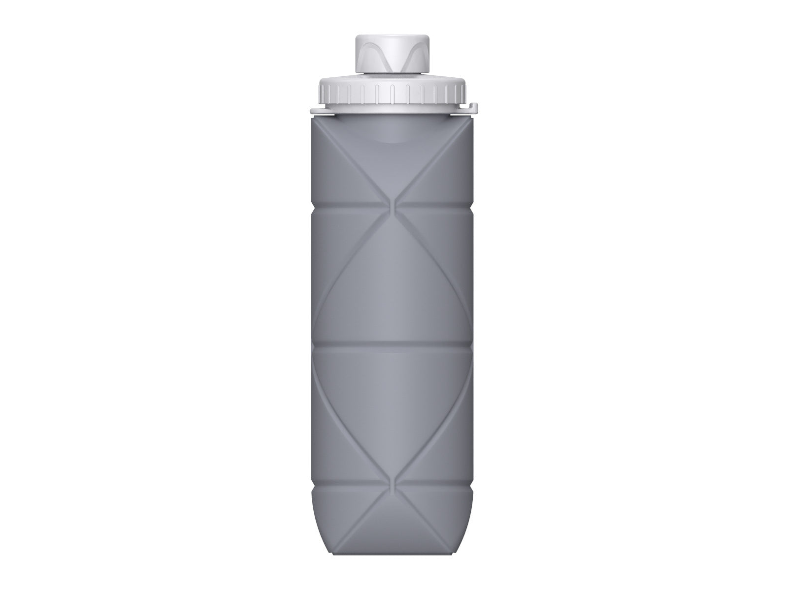 Foldable water bottle for on the go