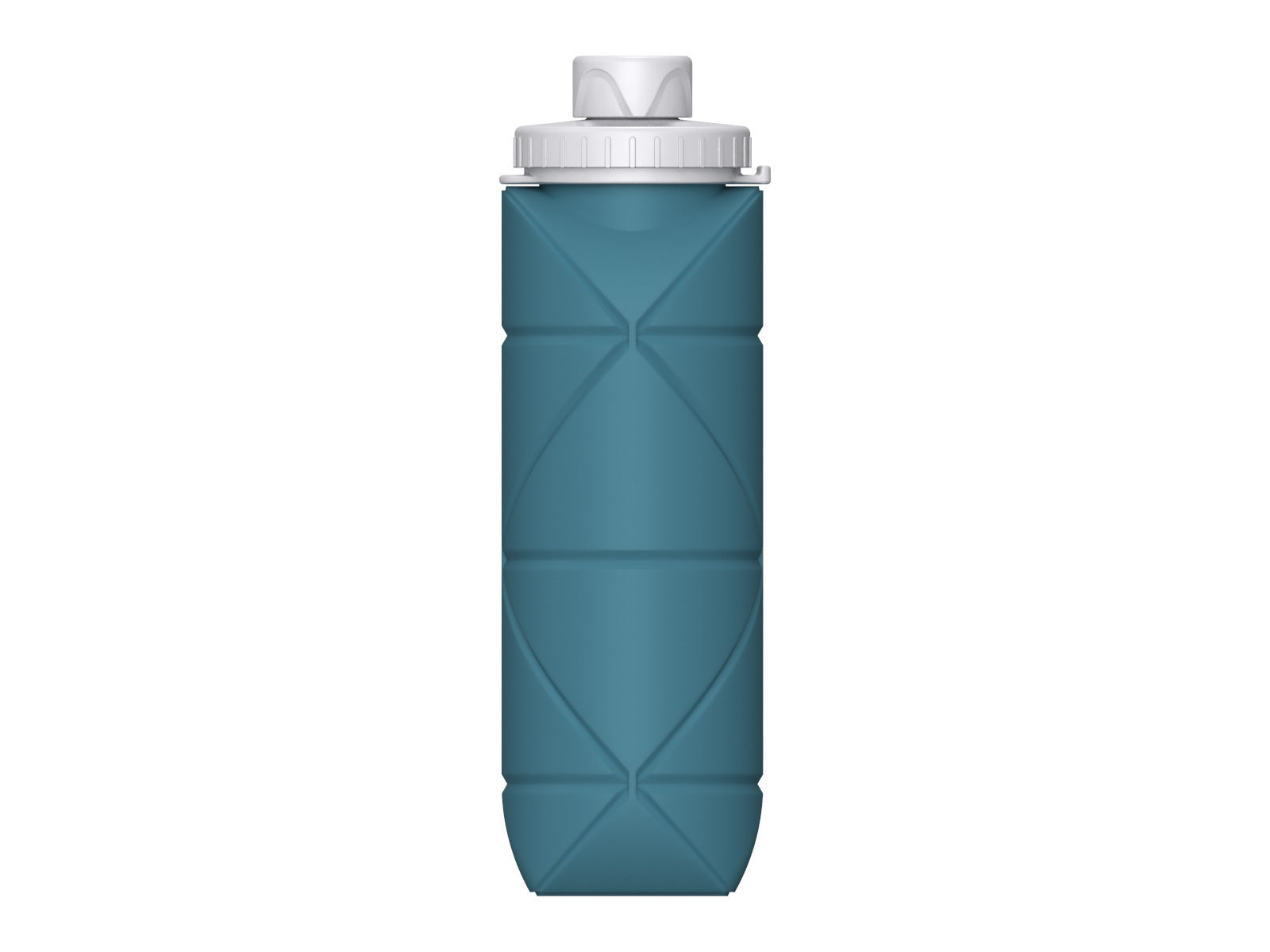 Foldable water bottle for on the go