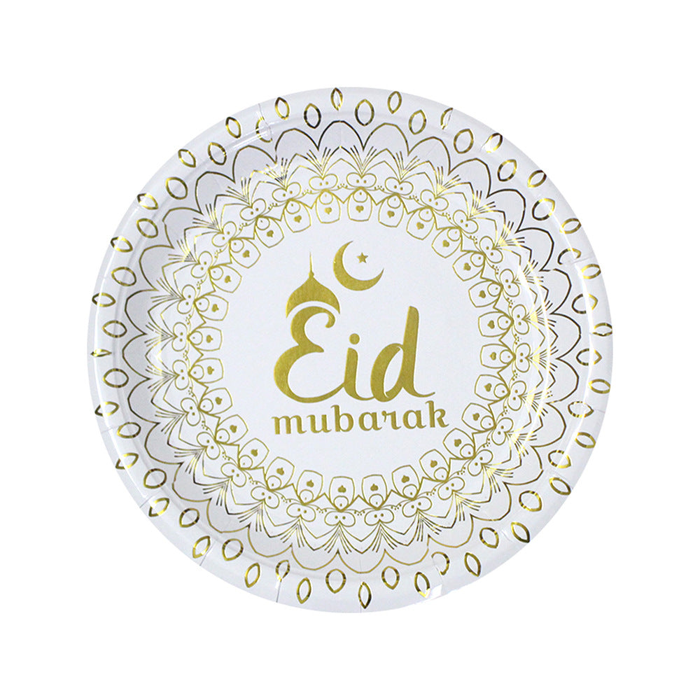 Eid tableware set - 10 pieces each.