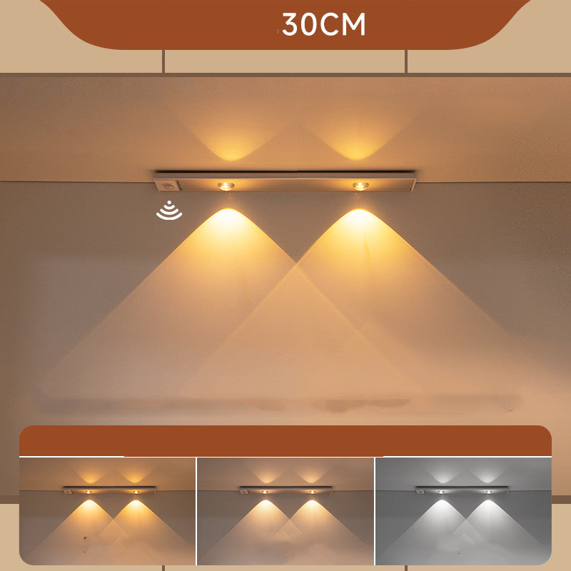 LED wireless and self-adhesive light track 