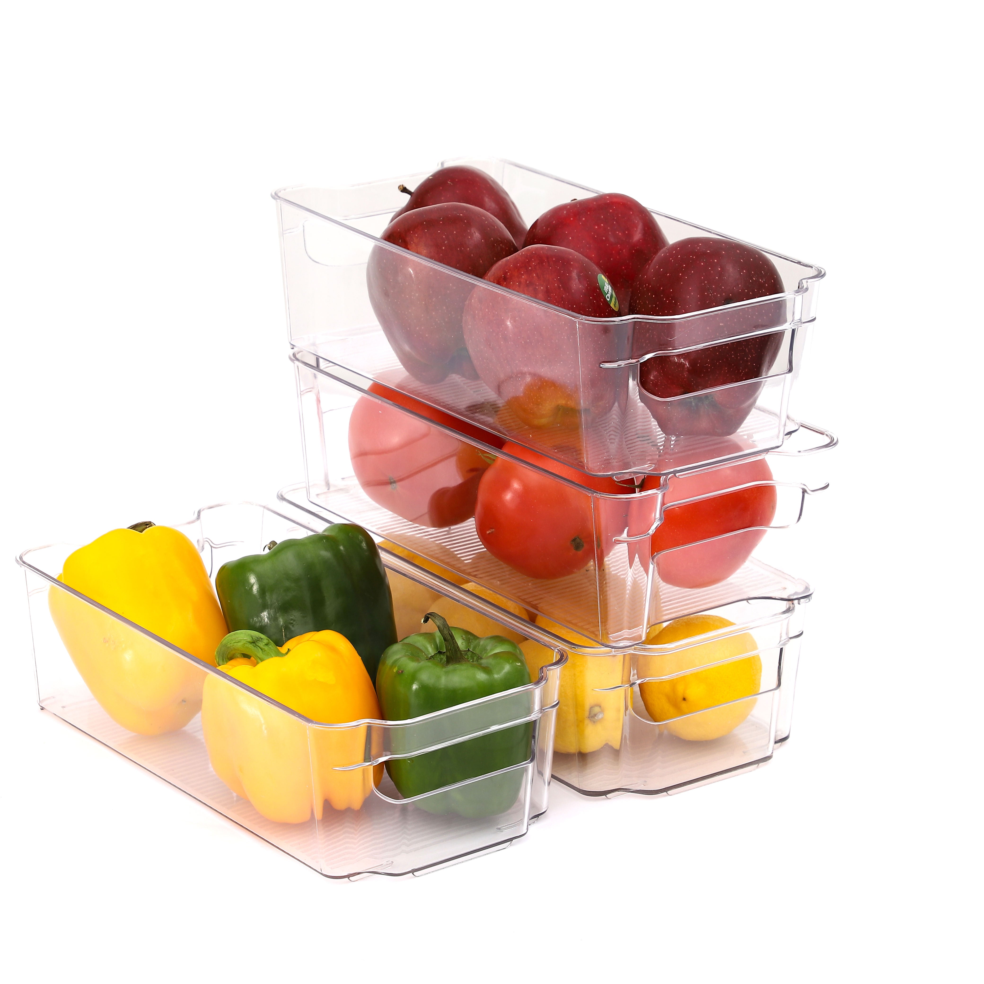 4 Piece Small Fridge Container Set 