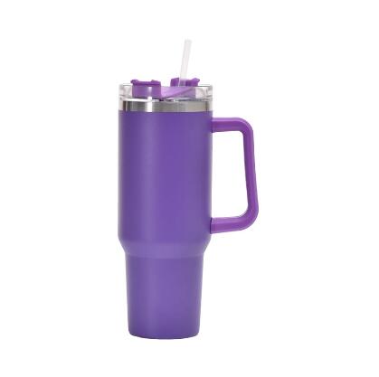 Thermo mug (1.2 liter) with straw and handle