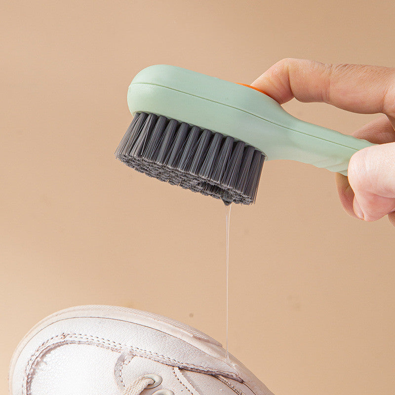 Multifunctional brush for shoes and clothes