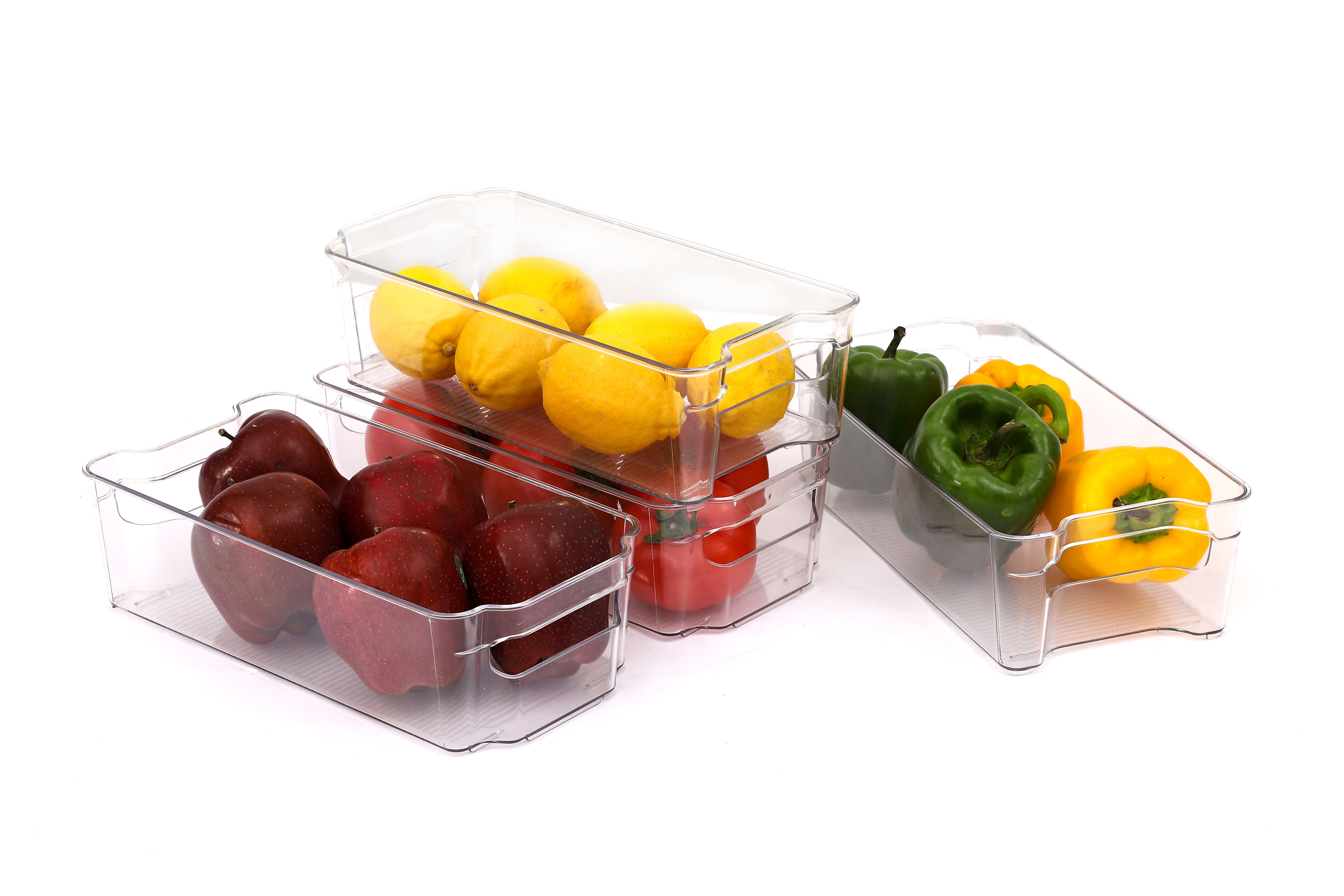 4 Piece Small Fridge Container Set 