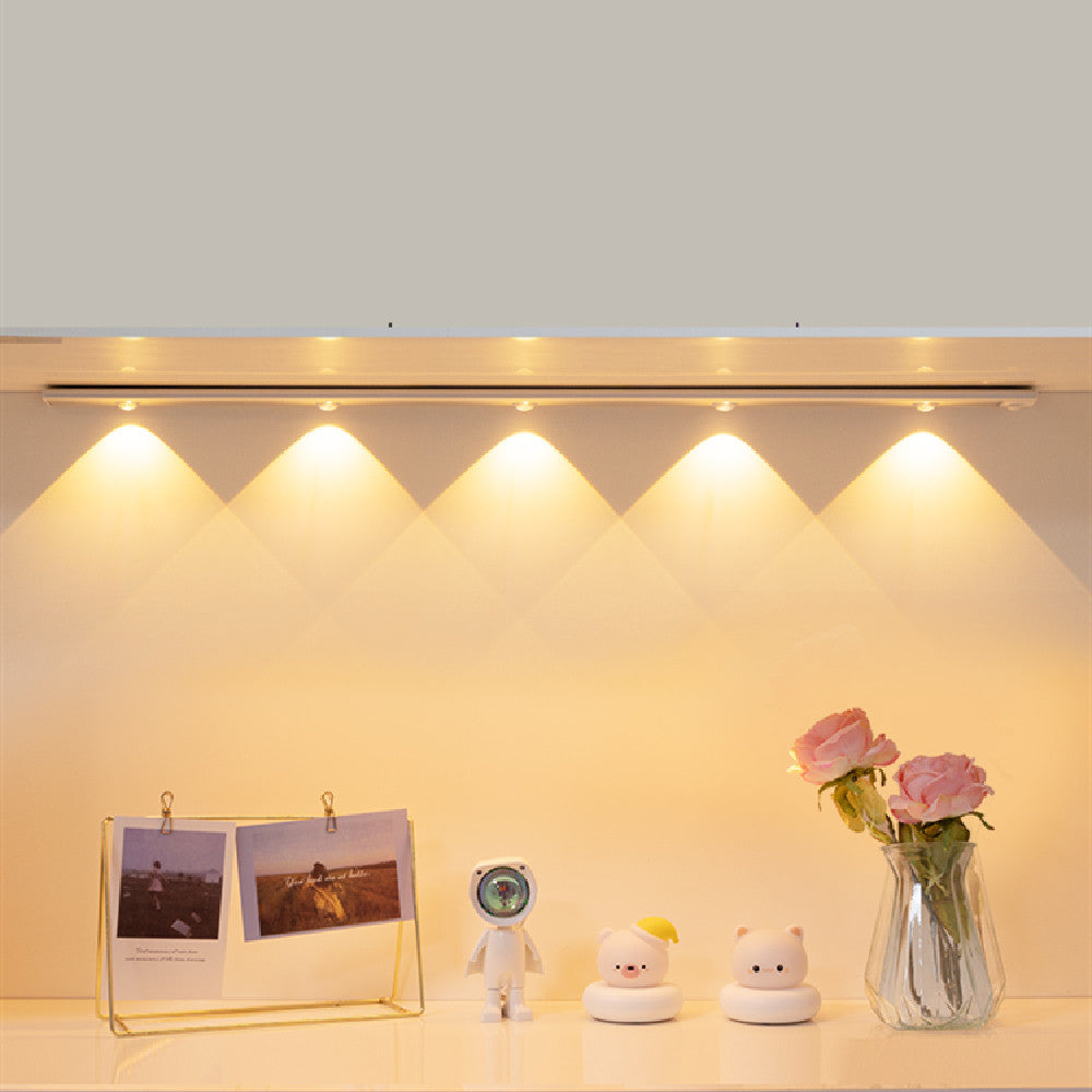 LED wireless and self-adhesive light track 