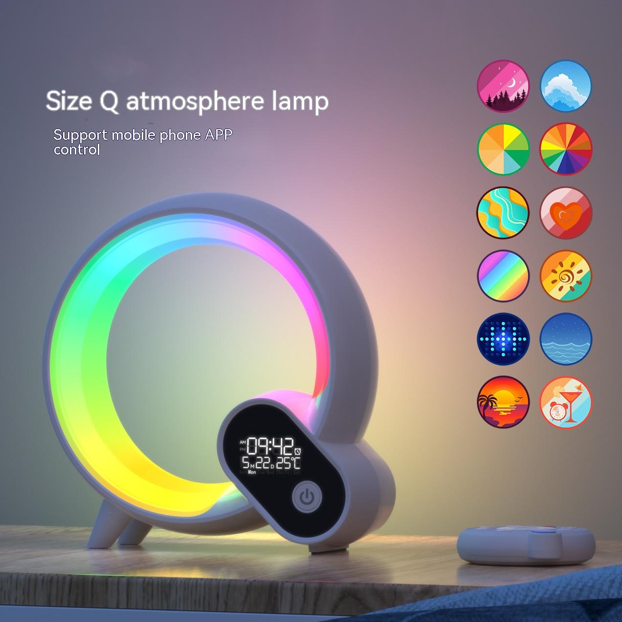 Creative atmosphere light Bluetooth speaker and charger